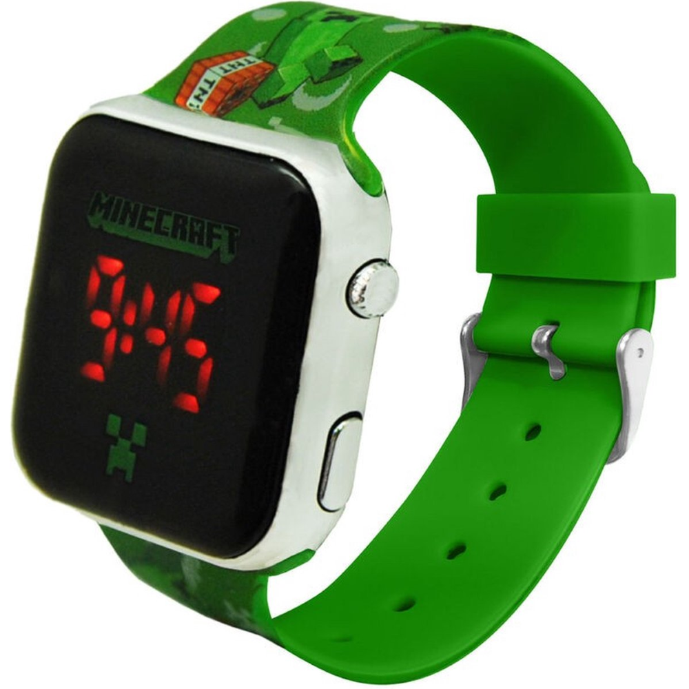 OROLOGIO A LED MINECRAFT DA POLSO DIGITALE - MIN4129