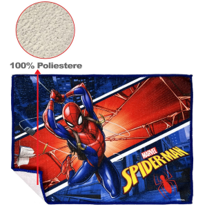 TOVAGLIETTA MAGICA SPIDERMAN MARVEL IN TESSUTO DA COLAZIONE PRANZO CM.40X30 - SP0864