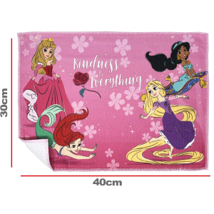 TOVAGLIETTA MAGICA PRINCIPESSE DISNEY IN TESSUTO DA COLAZIONE PRANZO CM.40X30 - PR0864