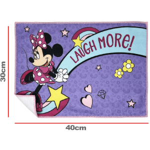 TOVAGLIETTA MAGICA MINNIE DISNEY IN TESSUTO DA COLAZIONE PRANZO CM.40X30 - MIN0864
