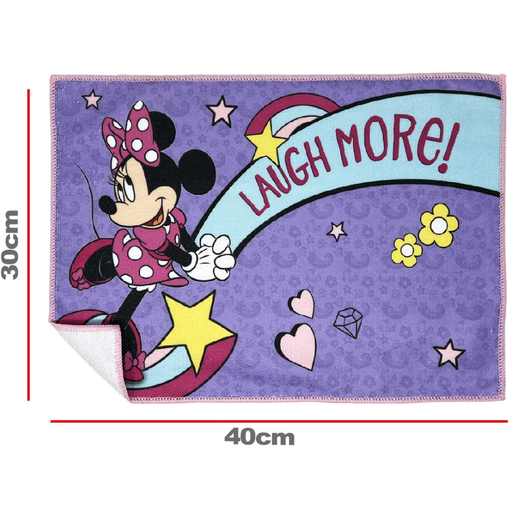 TOVAGLIETTA MAGICA MINNIE DISNEY IN TESSUTO DA COLAZIONE PRANZO CM.40X30 - MIN0864