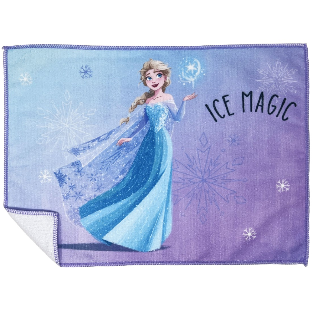 TOVAGLIETTA MAGICA FROZEN DISNEY IN TESSUTO DA COLAZIONE PRANZO CM.40X30 - FR0864