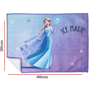TOVAGLIETTA MAGICA FROZEN DISNEY IN TESSUTO DA COLAZIONE PRANZO CM.40X30 - FR0864