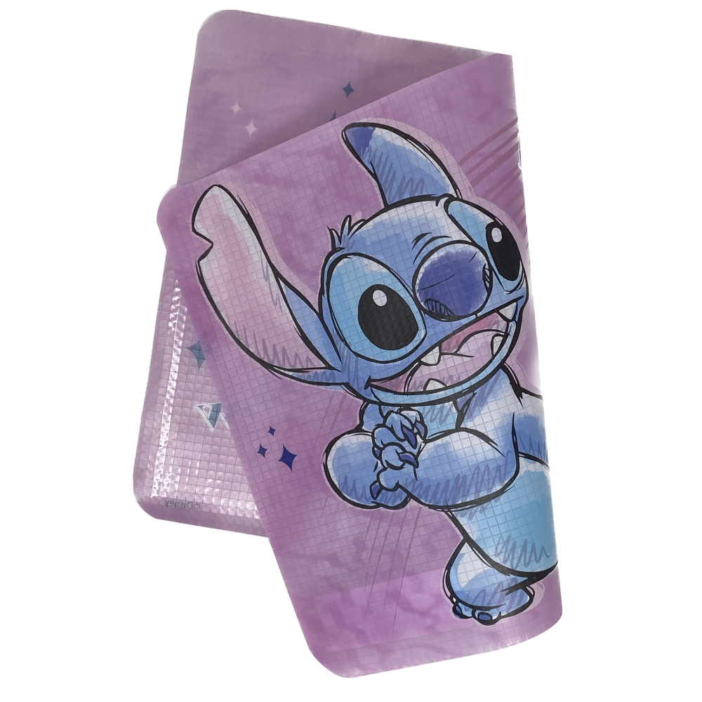 TOVAGLIETTA STITCH DISNEY IN PLASTICA MORBIDA ANTISCIVOLO RIPIEGABILE LAVABILE DA COLAZIONE PRANZO CM.44X30 - LST0843-G