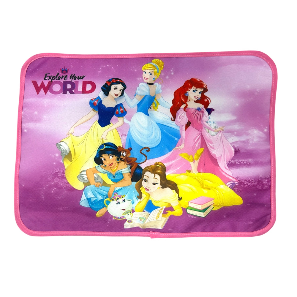 TOVAGLIETTA PRINCIPESSE DISNEY COLAZIONE SCUOLA IN POLIESTERE IMPERMEABILE CM. 40X30 - TV05PR