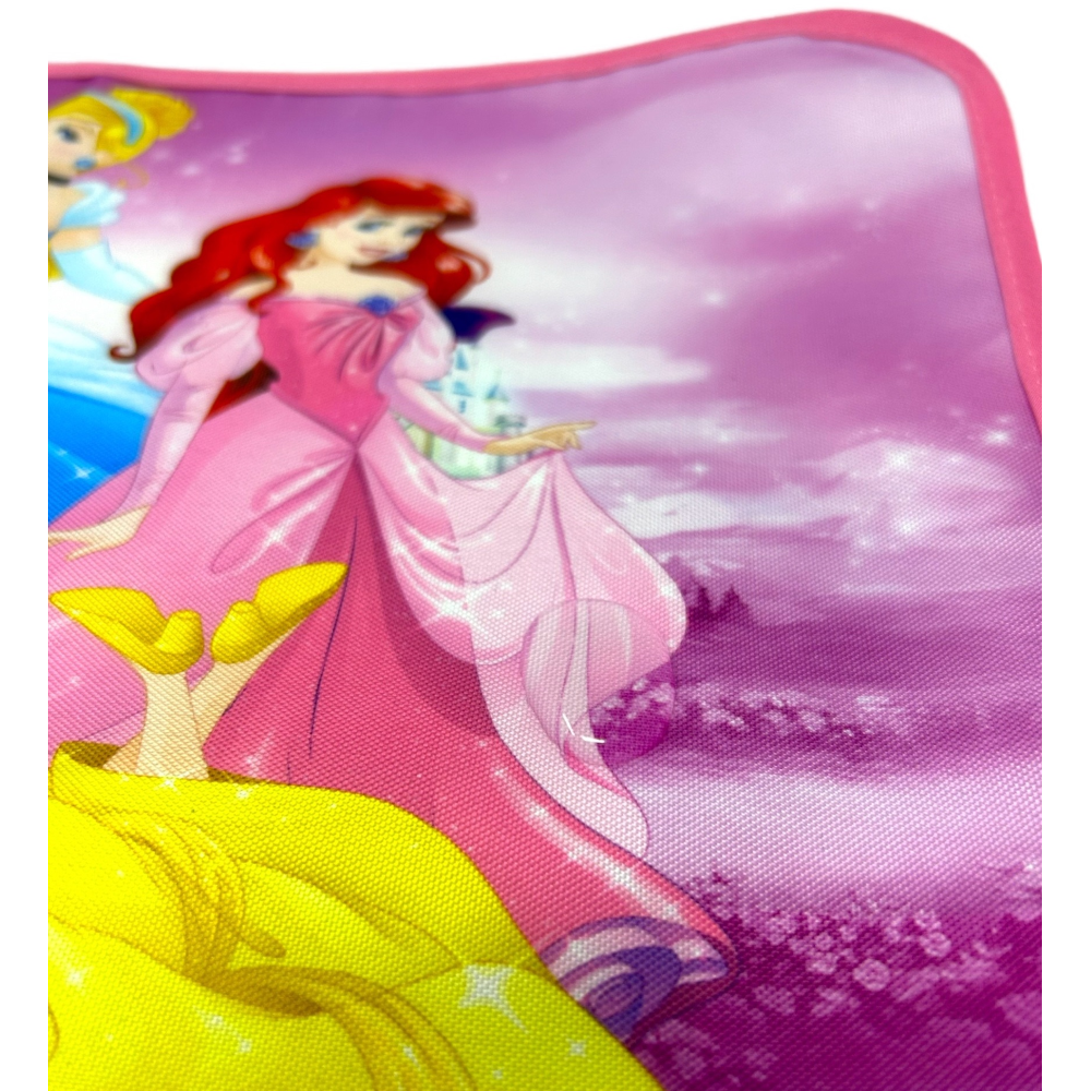 TOVAGLIETTA PRINCIPESSE DISNEY COLAZIONE SCUOLA IN POLIESTERE IMPERMEABILE CM. 40X30 - TV05PR