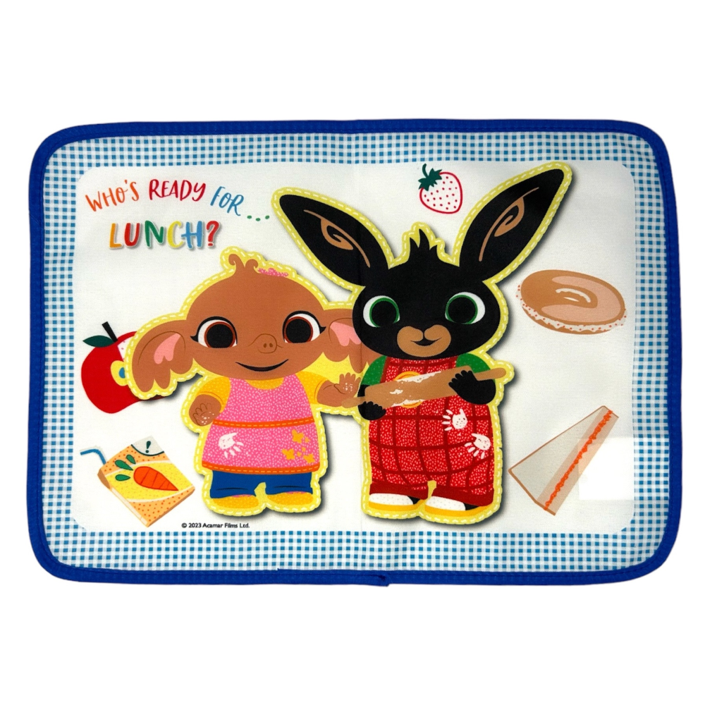 TOVAGLIETTA BING COLAZIONE SCUOLA IN POLIESTERE IMPERMEABILE CM. 40X30 - TV07BG