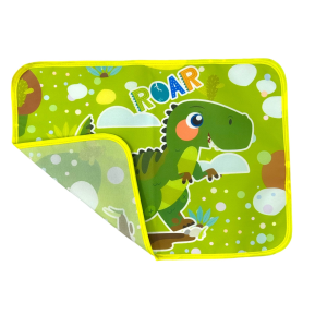 TOVAGLIETTA DINOSAURI COLAZIONE SCUOLA IN POLIESTERE IMPERMEABILE CM. 40X30 - TV19DN