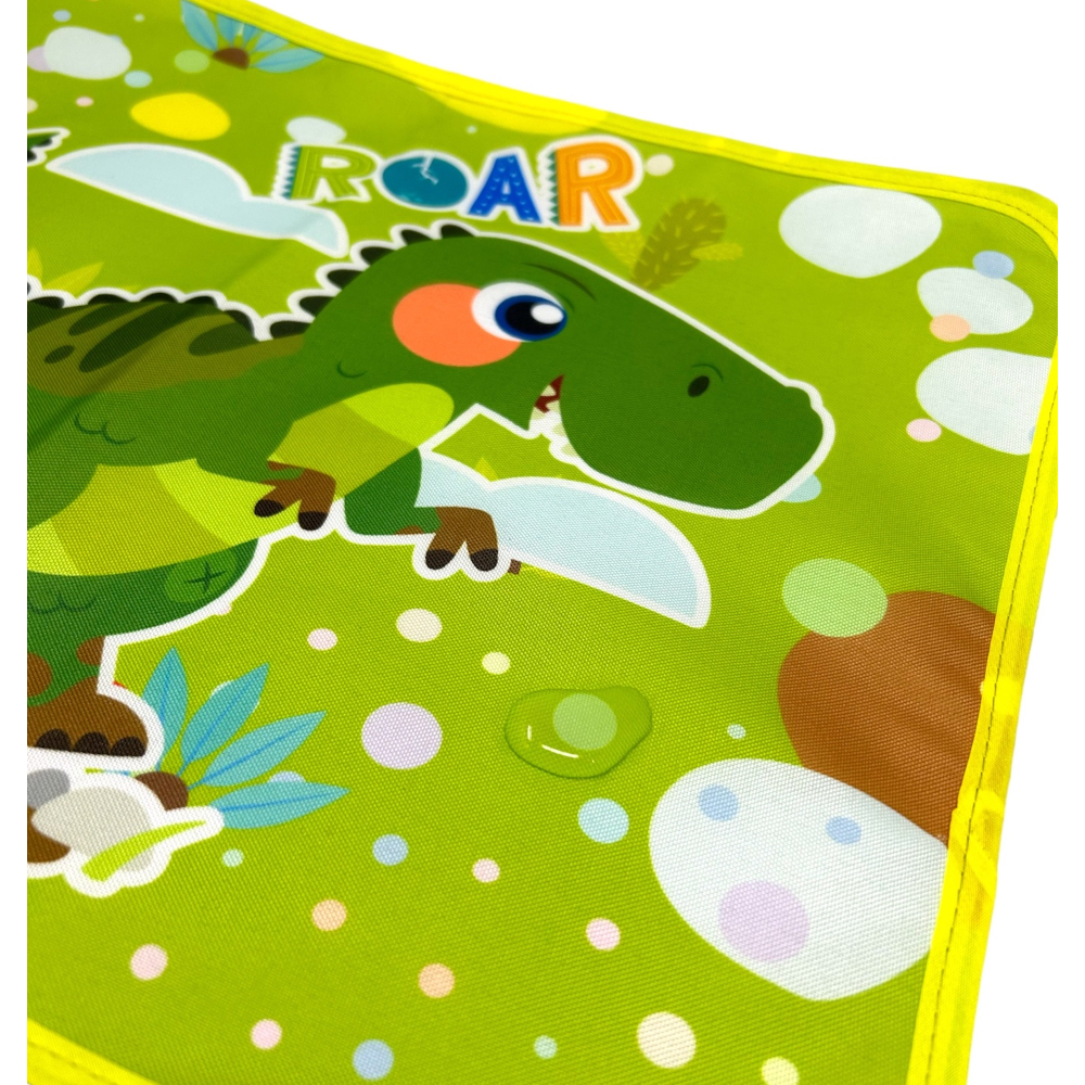 TOVAGLIETTA DINOSAURI COLAZIONE SCUOLA IN POLIESTERE IMPERMEABILE CM. 40X30 - TV19DN