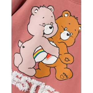 FELPA ORSETTI DEL CUORE MAGLIONE MAGLIETTA BAMBINA - 13221123ROSASCURO