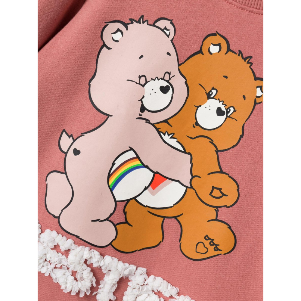 FELPA ORSETTI DEL CUORE MAGLIONE MAGLIETTA BAMBINA - 13221123ROSASCURO