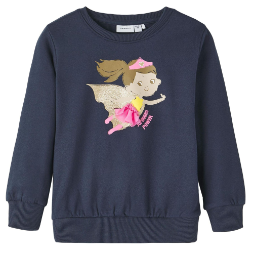 FELPA MAGLIONE MAGLIETTA BAMBINA - 13221552BLU