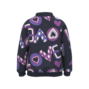 FELPA MAGLIONE CON ZIP MAGLIETTA BAMBINA - 13224049BLU