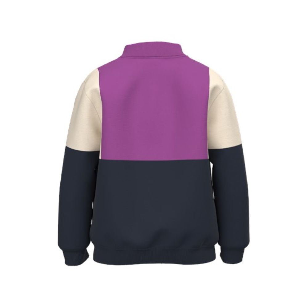 FELPA MAGLIONE CON ZIP MAGLIETTA BAMBINA - 13224049VIOLA