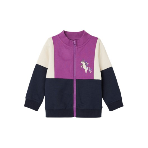FELPA MAGLIONE CON ZIP MAGLIETTA BAMBINA - 13224049VIOLA