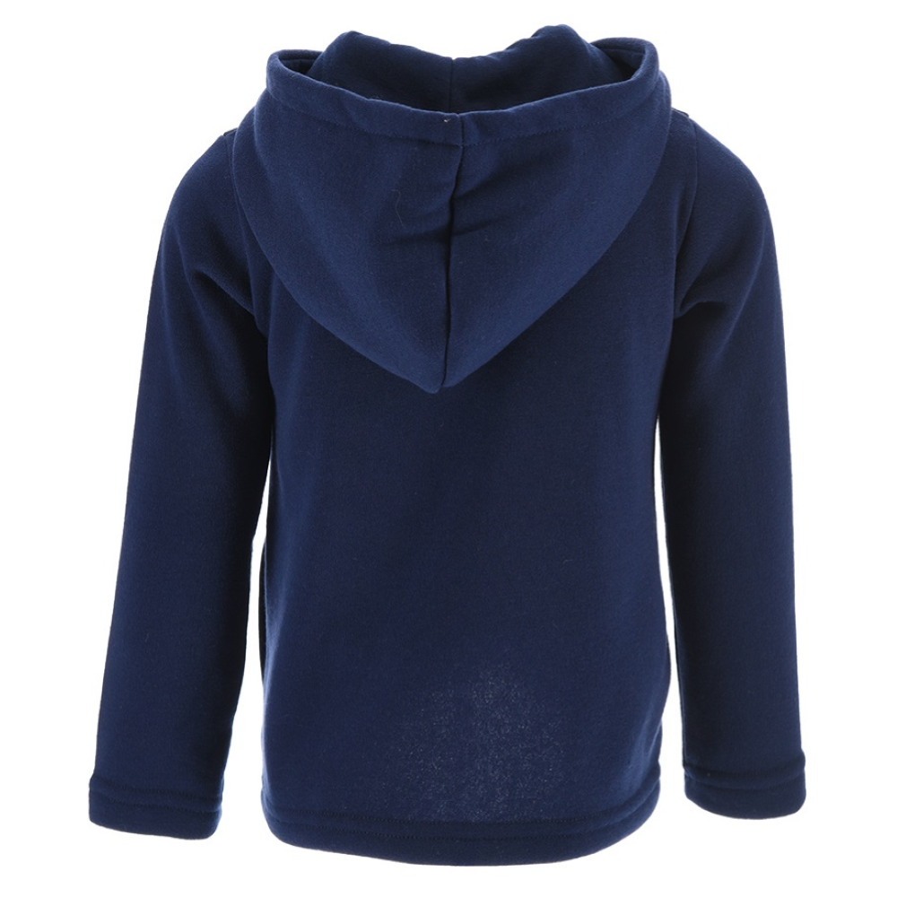 FELPA CON ZIP E CAPPUCCIO MINNIE DISNEY BAMBINA SUN CITY - HW1073BLU