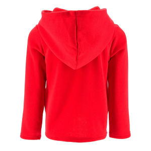 FELPA CON ZIP E CAPPUCCIO MINNIE DISNEY BAMBINA SUN CITY - HW1073ROSSO