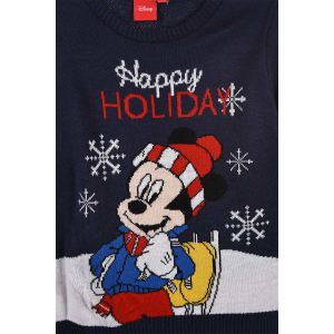 MAGLIONE NATALIZIO TOPOLINO DISNEY BAMBINO SUN CITY - HW1238BLU