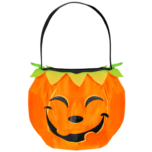 BORSETTA DOLCETTO O SCHERZETTO ZUCCA ACCESSORI HALLOWEEN CARNEVALE BAMBINA - 00698