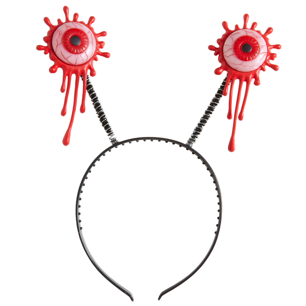 CERCHIETTO CON OCCHI INSANGUINATI ACCESSORI PER ABITO VESTITO TRAVESTIMENTO CARNEVALE HALLOWEEN - 05670
