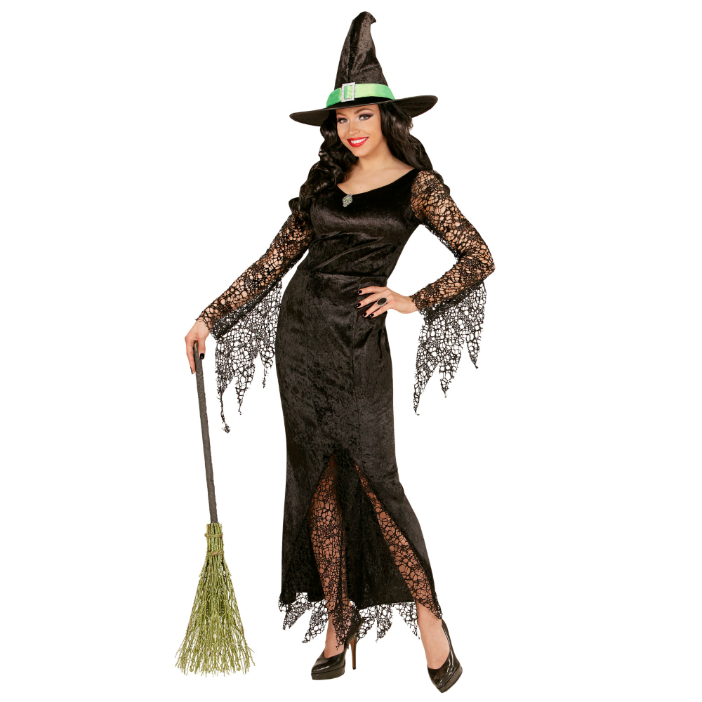 VESTITO CARNEVALE STREGA TRAVESTIMENTO HALLOWEEN DONNA - 0650