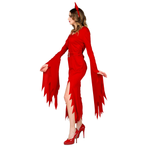 VESTITO CARNEVALE DIAVOLESSA TRAVESTIMENTO HALLOWEEN DONNA - 5289