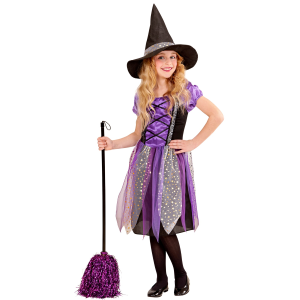 VESTITO CARNEVALE STREGA TRAVESTIMENTO HALLOWEEN BAMBINA - 0018