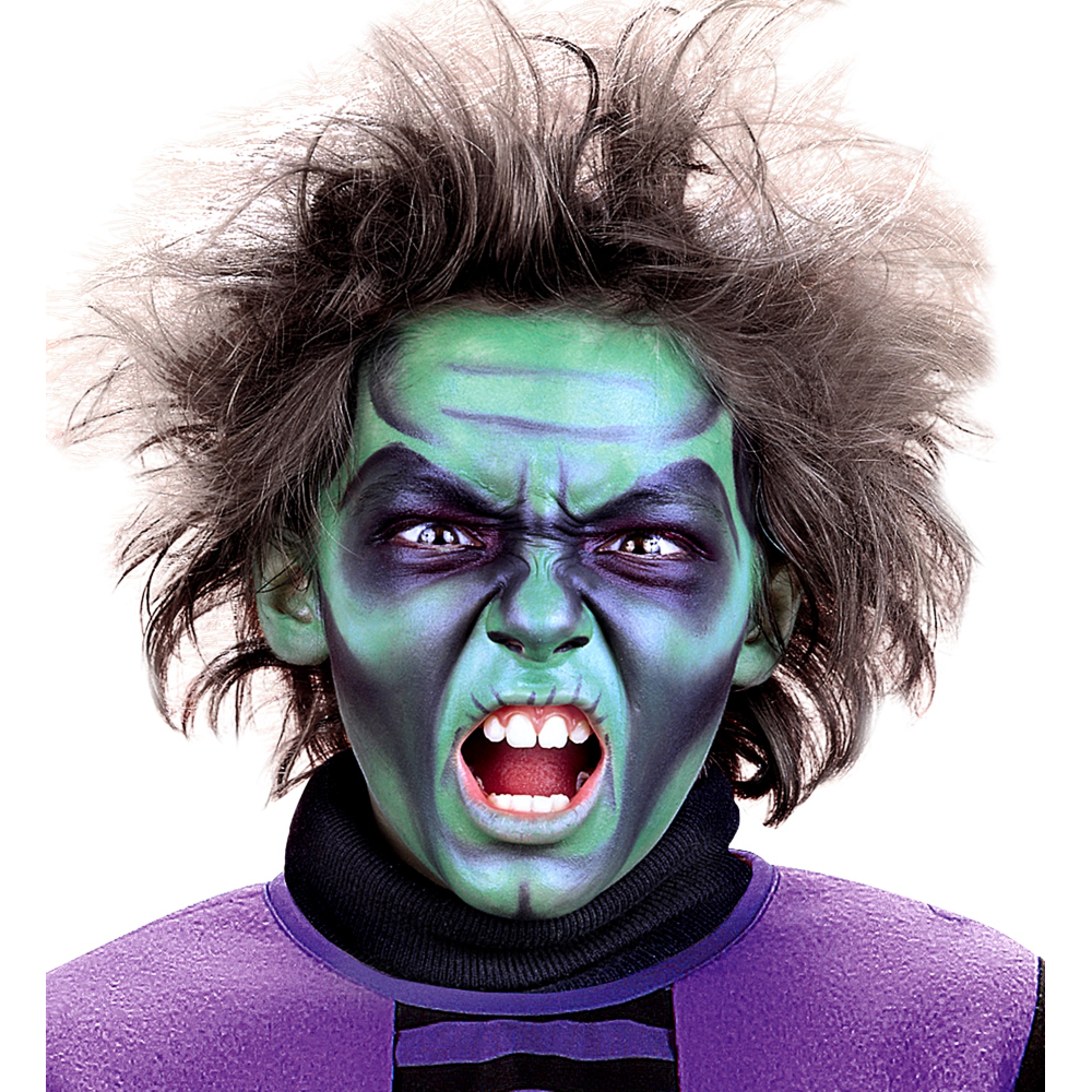 MAKE-UP VERDE IN VASCHETTA 25 G TRUCCO ACCESSORI TRAVESTIMENTO CARNEVALE HALLOWEEN - 02396