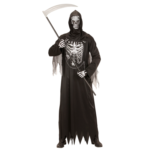 VESTITO CARNEVALE GRIM REAPER TRAVESTIMENTO HALLOWEEN UOMO - 0867