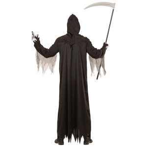 VESTITO CARNEVALE GRIM REAPER TRAVESTIMENTO HALLOWEEN UOMO - 0867