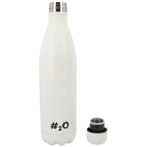 BOTTIGLIA TERMICA H2O BORRACCIA IN ACCIAIO INOX 750 ML ISOTERMICA 24H FREDDA 12H CALDO - AG1231