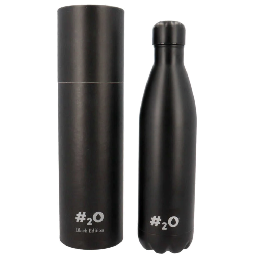 BOTTIGLIA TERMICA H2O BORRACCIA IN ACCIAIO INOX 750 ML ISOTERMICA 24H FREDDA 12H CALDO - AG1230