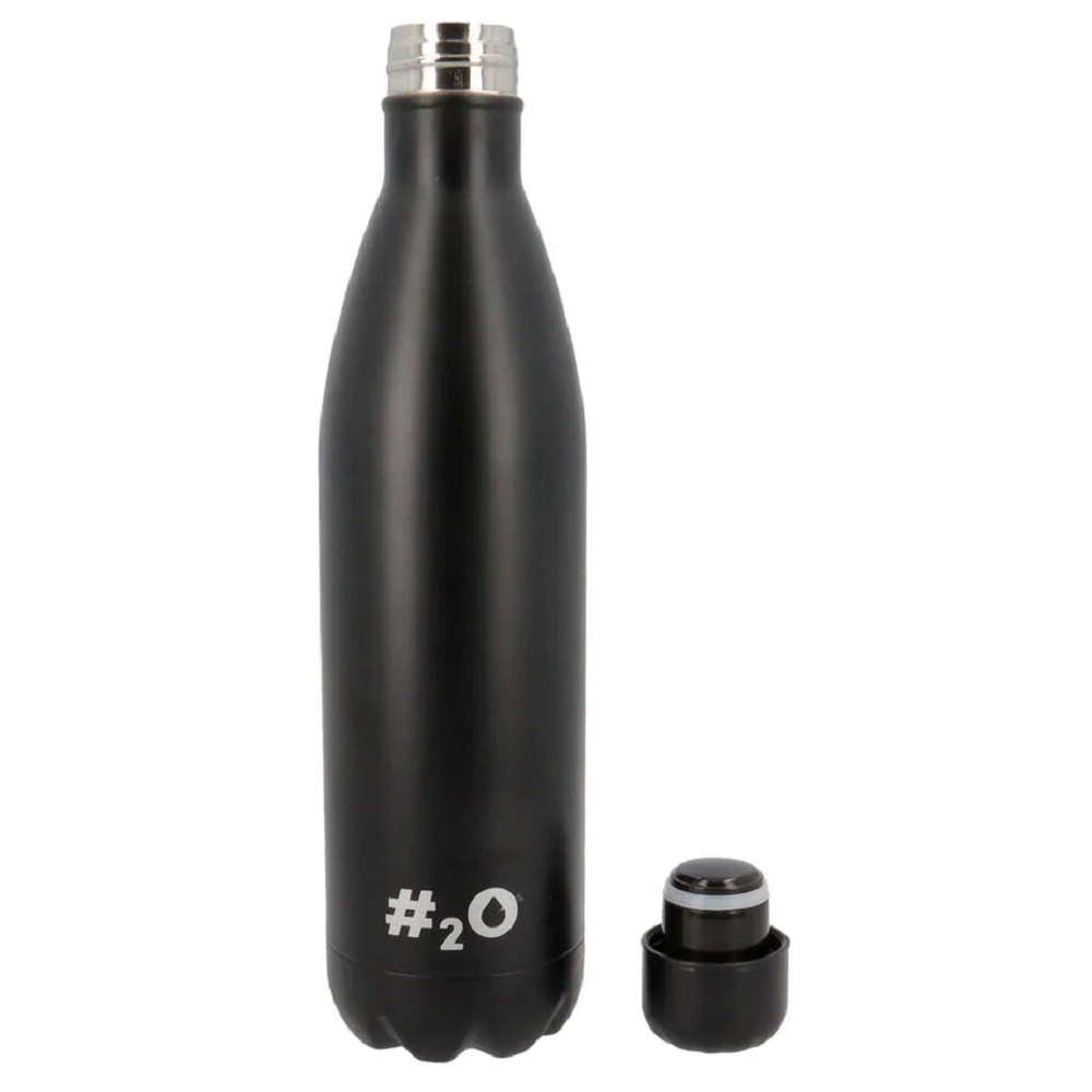 BOTTIGLIA TERMICA H2O BORRACCIA IN ACCIAIO INOX 750 ML ISOTERMICA 24H FREDDA 12H CALDO - AG1230
