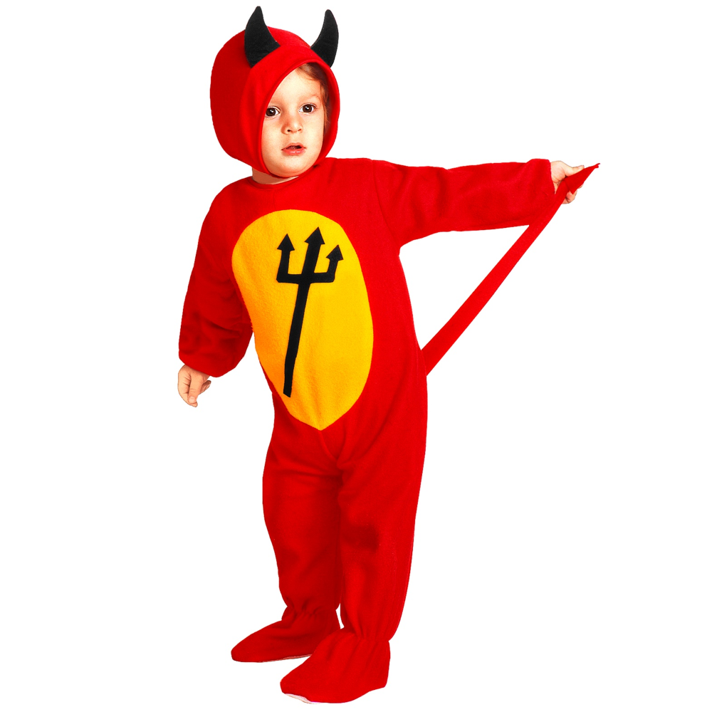 COSTUME VESTITO ABITO TRAVESTIMENTO CARNEVALE BAMBINO - DIAVOLETTO - 3616