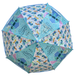 OMBRELLO STITCH DISNEY MANUALE 8 RAGGI BAMBINO - D06493MC