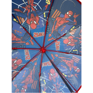 SET PIOGGIA MANTELLINA + OMBRELLO SPIDERMAN MARVEL 7/8 ANNI BAMBINO - M06510MC+M06508MC