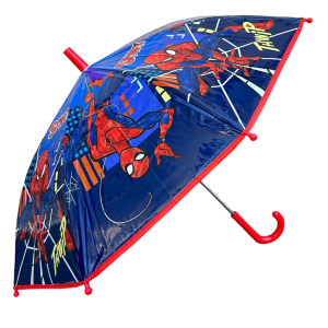 SET PIOGGIA MANTELLINA + OMBRELLO SPIDERMAN MARVEL 7/8 ANNI BAMBINO - M06510MC+M06508MC