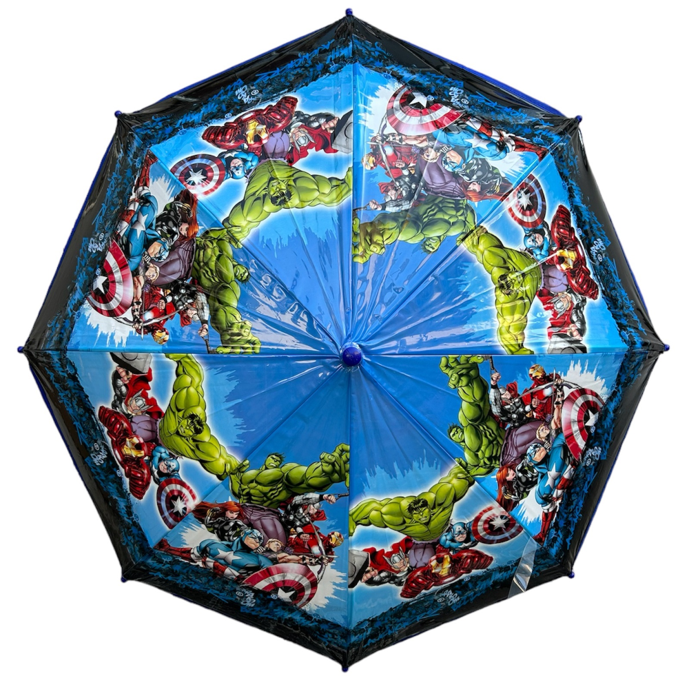 OMBRELLO AVENGERS MARVEL MANUALE 8 RAGGI BAMBINO - M02646MC