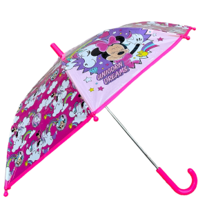 OMBRELLO MINNIE UNICORNO DISNEY MANUALE 8 RAGGI BAMBINO - D02511MC
