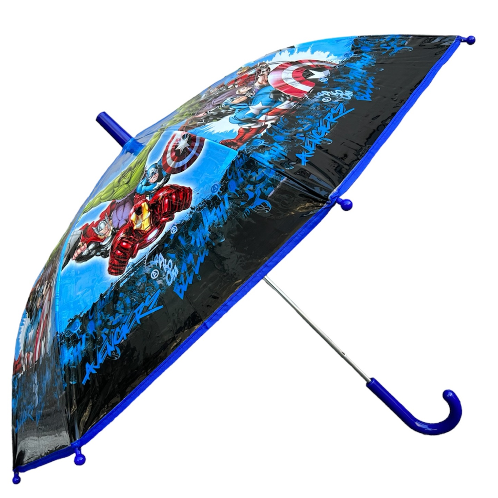 OMBRELLO AVENGERS MARVEL MANUALE 8 RAGGI BAMBINO - M02646MC