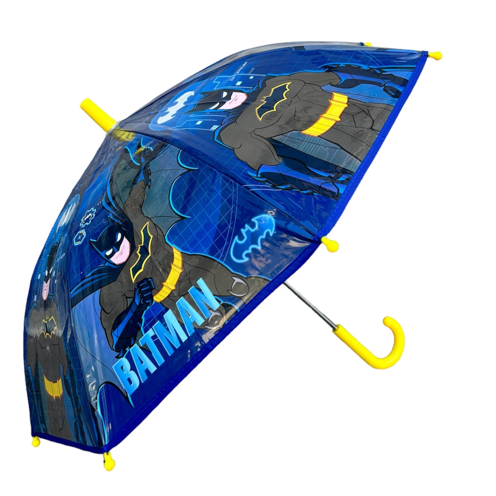 SET PIOGGIA MANTELLINA + OMBRELLO BATMAN 3/4 ANNI BAMBINO - L04575MC+L04573MC