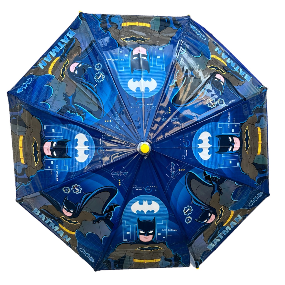 SET PIOGGIA MANTELLINA + OMBRELLO BATMAN 3/4 ANNI BAMBINO - L04575MC+L04573MC