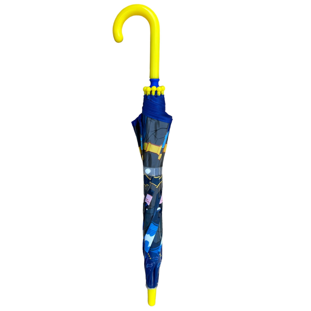 SET PIOGGIA MANTELLINA + OMBRELLO BATMAN 3/4 ANNI BAMBINO - L04575MC+L04573MC