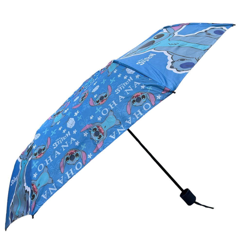OMBRELLO PIEGHEVOLE STITCH DISNEY 8 RAGGI BAMBINO - D06492MC