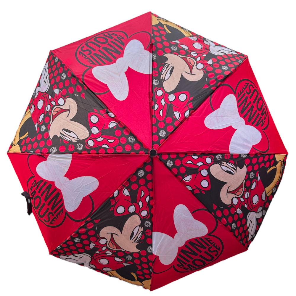 OMBRELLO PIEGHEVOLE MINNIE DISNEY 8 RAGGI BAMBINO - D06521MC