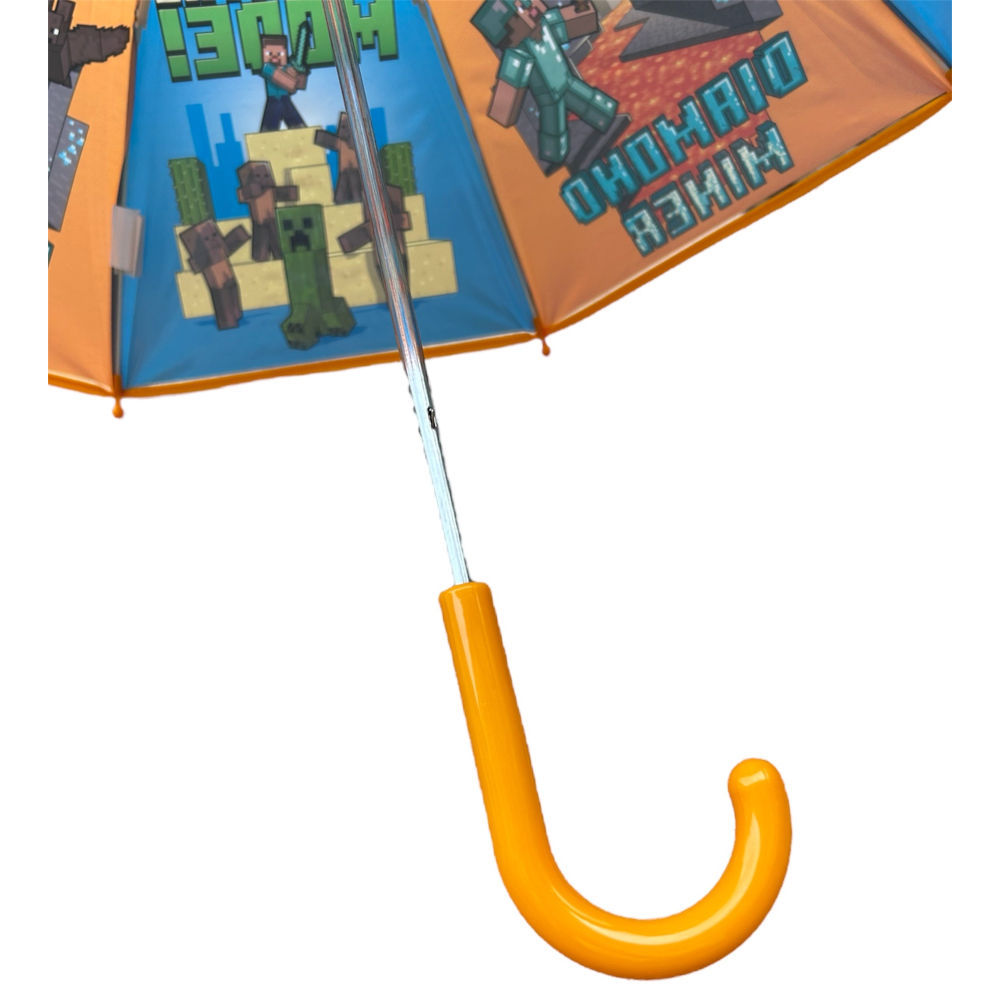 OMBRELLO MINECRAFT MANUALE 8 RAGGI BAMBINO - K04379MC