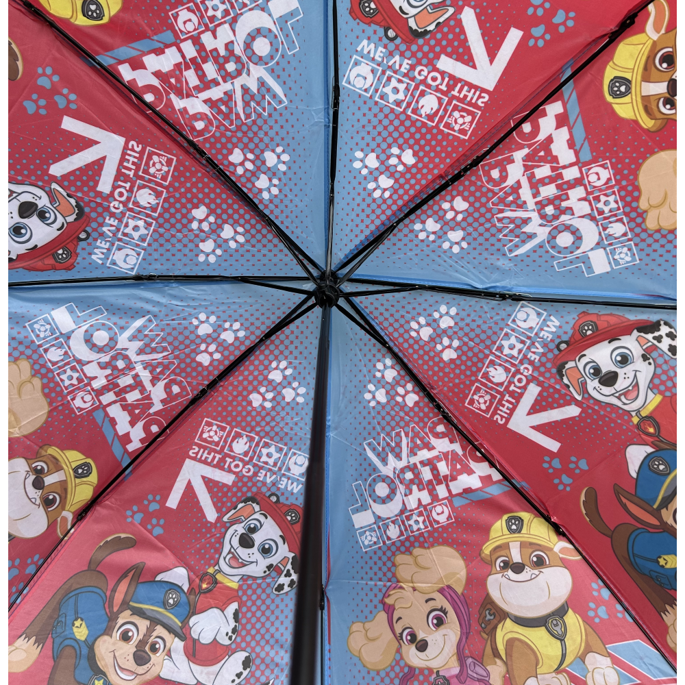 OMBRELLO PIEGHEVOLE PAW PATROL 8 RAGGI BAMBINO - N06514MC