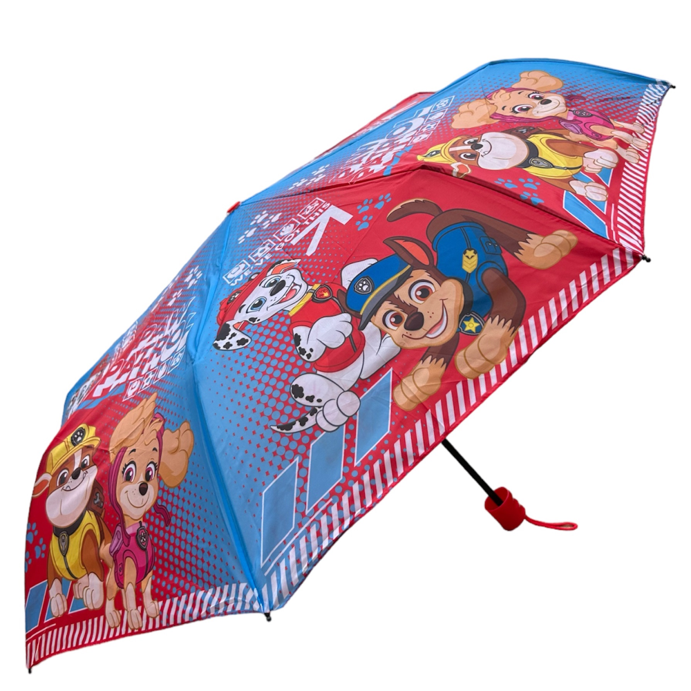 OMBRELLO PIEGHEVOLE PAW PATROL 8 RAGGI BAMBINO - N06514MC