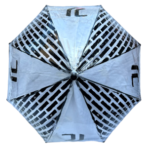 OMBRELLO JUVENTUS TRASPARENTE CUPOLA MANUALE 8 RAGGI BAMBINO - S05757MC