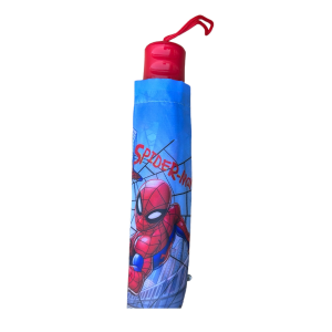 SET PIOGGIA MANTELLINA + OMBRELLO PIEGHEVOLE SPIDERMAN MARVEL 5/6 ANNI BAMBINO - M06510MC+M04605MC
